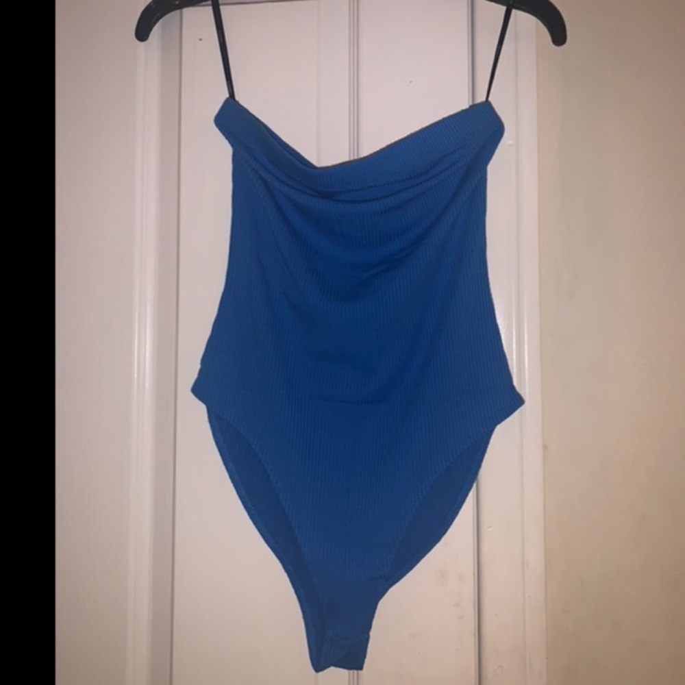 Forever21 blue bodysuit